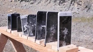 Жесть! Сколько iphone 6 пробьет выстрел из АК74