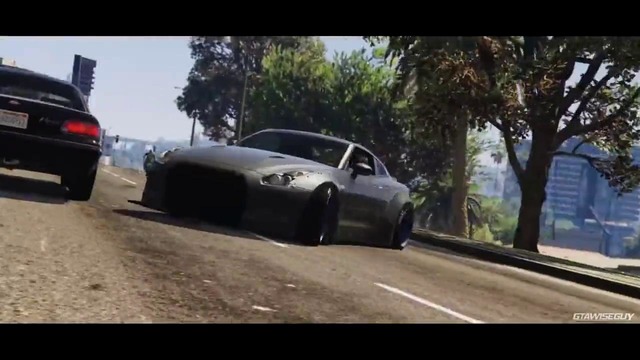 GTA 5 Дрифт на Nissan GT-R ver.3