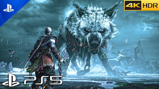 (PS5) God of War Ragnarok – Kratos vs Fenrir(Garm) | Realistic ULTRA Graphics Gameplay[4K 60FPS HDR]
