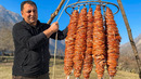 Потроха на шампурах, приготовленные в тандыре! Мясо молодого барашка