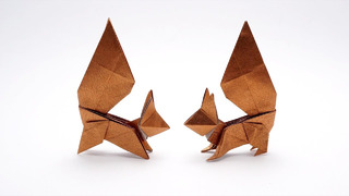 Белка Оригами | Origami Squirrel (Oriol Esteve)