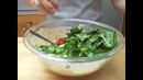 Korean Food: Spicy Spinach Pancakes (시금치 장떡)