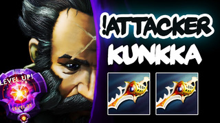 Attacker Kunkka LVL 25 Master Tier Insane Comeback – 2x Divine Rapier Build – EPIC Dota 2