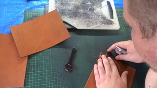 Работа с кожей. Сумка, планшетка, барсетка. Making leather bag