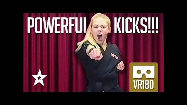 Девочка-каратистка представила себя в VR на шоу талантов в Британии