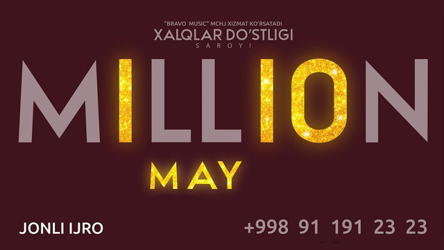 MILLION JAMOASI 10 YILLIK YUBILEY 2023 ( To’liq konsert )