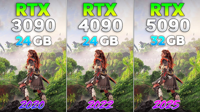 RTX 3090 vs RTX 4090 vs RTX 5090 – 3 Gen Difference