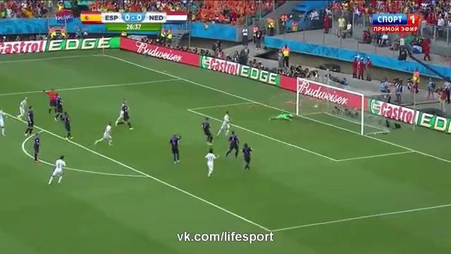 Испания 1-0 Нидерланды. Гол Алонсо (Пенальти)Чемпионат мира 2014