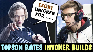 Topson about Miracle’s Invoker EXORT BUILD — Twitch Stream with voice