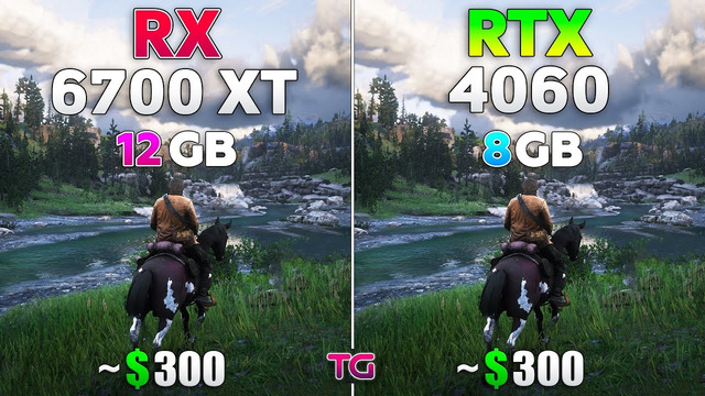 RX 6700 XT vs RTX 4060 – Test in 10 Games | DLSS3 | 1440p