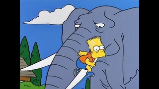 The Simpsons 5 сезон 17 серия («Барт получает слона»)