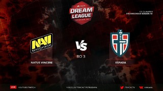 DreamLeague S10: Na`Vi vs Espada (Game 2) DOTA2 | Qualifiers CIS