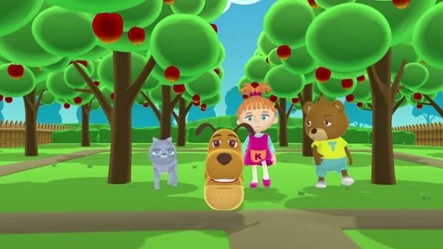 Английский для Детей – Том и Кери – мультфильм 6 – Apples