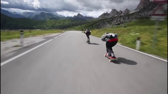Скейтбординг в Альпах