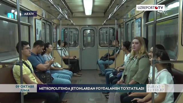 Noyabrdan metro jetonlaridan foydalanish to‘xtatiladi