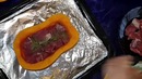 Мясо запеченное в тыкве