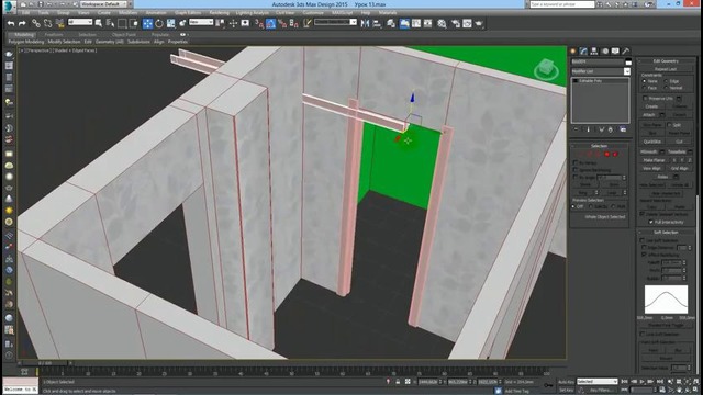 3Ds Max для начинающих. Урок 13. Дверная коробка