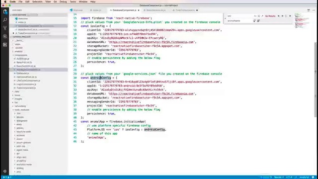 34-React Native Firebase #6.Working with realtime Database in React Native