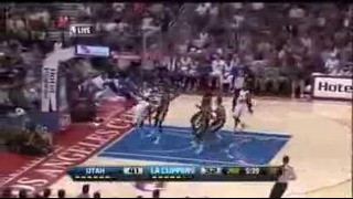 Jeremy Evans Block Dunk Block on Clippers