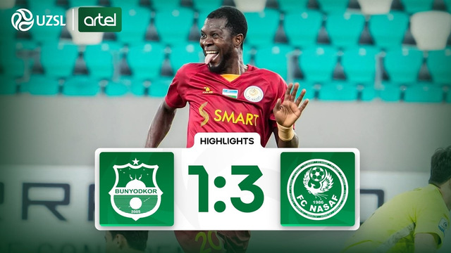 Superliga 12-tur. Bunyodkor – Nasaf bahsida kiritilgan gollar va xavfli vaziyatlar (Highlights)