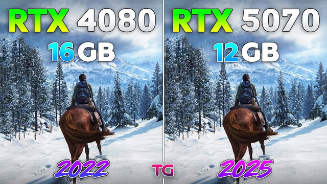 RTX 5070 vs RTX 4080 – Test in 11 Games