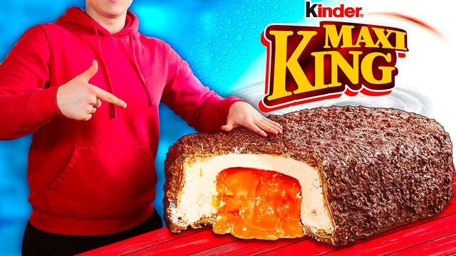 МЫ ПРИГОТОВИЛИ ОГРОМНЫЙ Kinder Maxi King ВЕСОМ В 70 КИЛОГРАММ