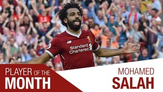 Liverpool FC. Mohamed Salah Player of the month | September