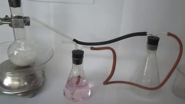 10. Хлороводородный фонтан, получение соляной кислоты. (химия)