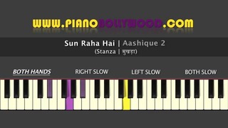 Sunn Raha Hai Na Tu – Aashiqui 2 – Easy PIANO TUTORIAL