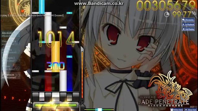 Osu! Mania – Intersect Thunderbolt-Remix (7K Exceed)