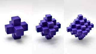 Origami pixelated octahedron (jo nakashima)