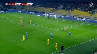 Греция – Казахстан | ЧЕ-2024 – квалификация | Путь С | 1/2 Финал | Обзор матча