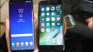 Hot Water Test Samsung Galaxy S8+ vs iPhone 7 Plus
