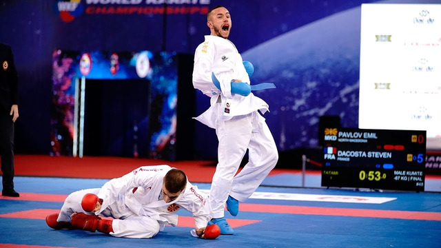 Каратист из Узбекистана Достон Отаболаев впервые стал чемпионом мира | Karate Dubai 2021