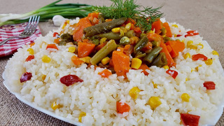 Рис с Овощным Рагу – идея для обеда или ужина