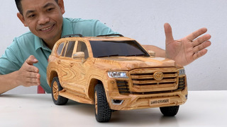 Wood Carving – 2024 Toyota Land Cruiser LC300 – Woodworking Art