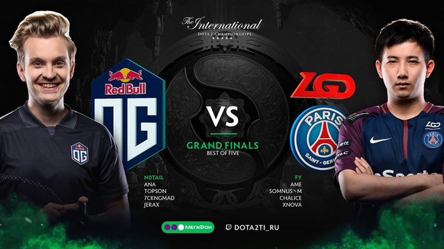 EPIC GRAND FINAL TI8:OG vs PSG.LGD Game 5 BO5 6 день 25.08.2018 V1lat и Casperrr