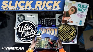 Виртуозное исполнение диджеем альбома Slick Rick на вертушках