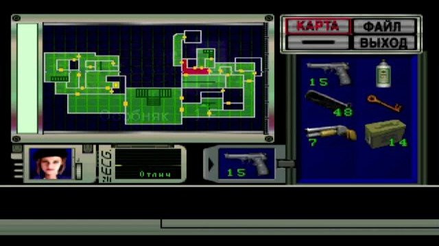 Resident evil 1 Прохождение с комментариями (Jill) Часть 4