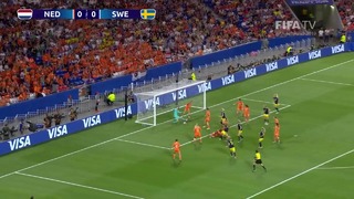 Нидерланды – Швеция | Женский ЧМ-2019 |1/2 финал | Обзор матча