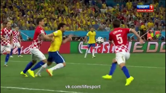 Бразилия – Хорватия 3:1 Чемпионат Мира 2014 (12.06.2014)