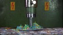 Splitting 10 Decks of Playing Cards with Hydraulic Press | in 4K