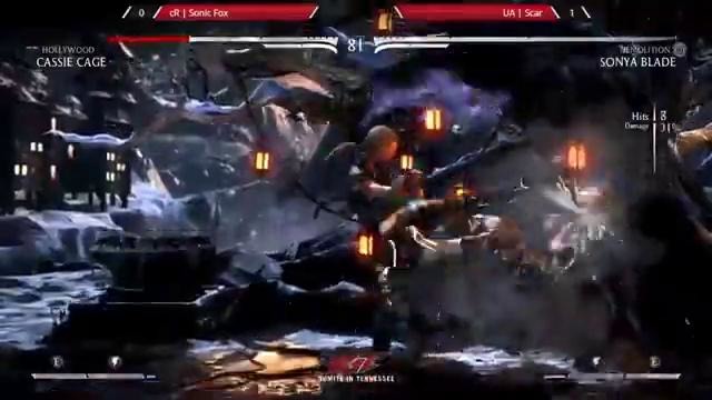 Mortal Kombat X – Scar(Sonya) vs Sonic Fox (Cassie) – KiT’16 Grand Finals (1/2)