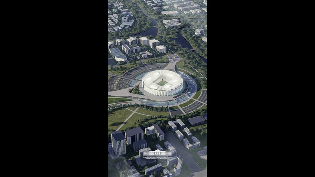 Prezident Shavkat Mirziyoyev Yangi Toshkent stadioni qurilishiga start berdi