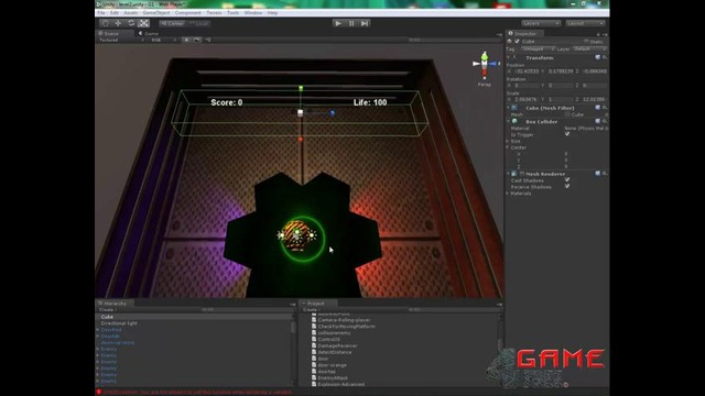 Unity3D Урок 14.1 Как создать 3D игру – LoadLevel
