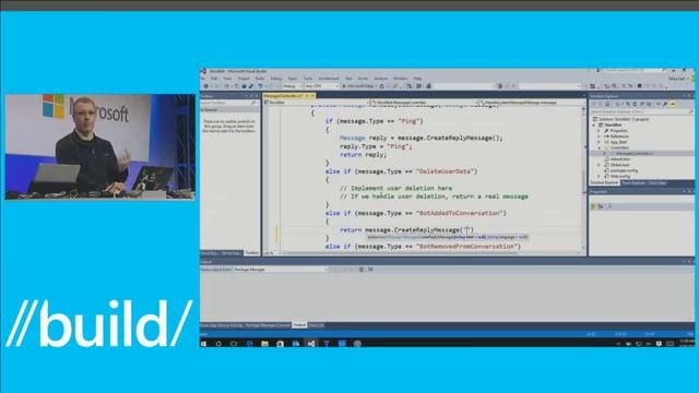 Build 2016 – Building a Conversational Bot – From 0 to 60