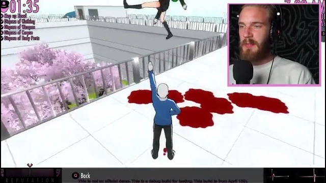 ((PewDiePie)) «Yandere Simulator» – Sacrifice For Senpai