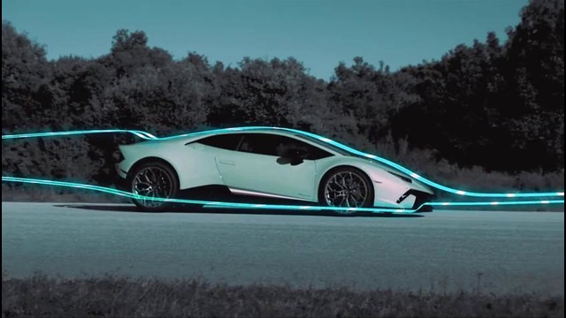 Как работает активная аэродинамика Lamborghini Huracan Perfomante