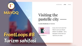 FrontLoops #8 – Turizm sahifasi | Mayoq