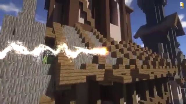 Minecraft Timelapse] SHAMAR – The flying castle by Crazygamer333